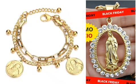 763631 pulsera 788887 collar virgenmaria